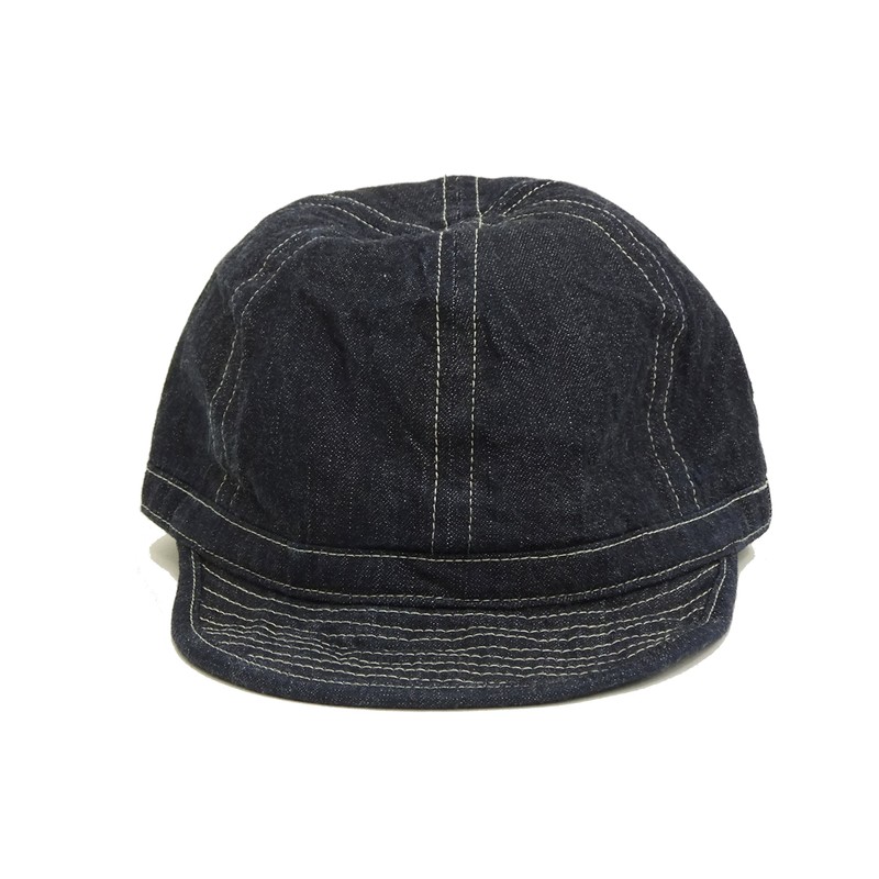 Buz-Ricksons BR02308 Men's Work Cap Army Denim Cap, navy