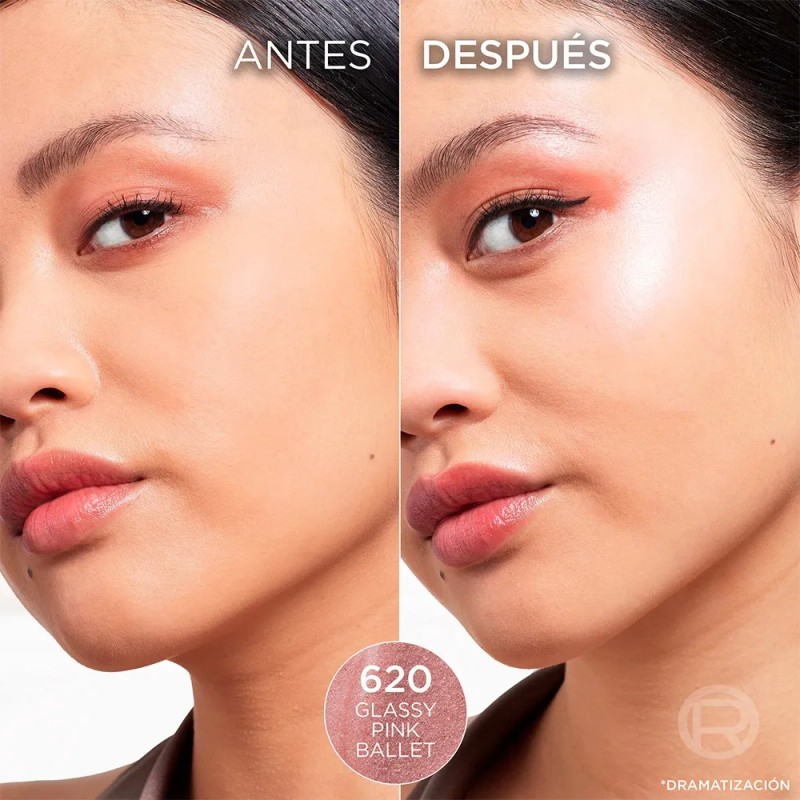Iluminador En Barra Lumi Highlight Stick De Loral Paris Pink