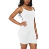 Amiliashp Women's Spaghetti Strap Tank Top Short Jumpsuit Rompers Bodysuit