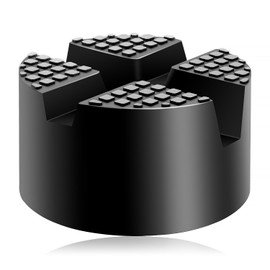 YIXISI Universal Floor Jack Rubber Pad, Jack Pad Adapter, Pinch Weld Side Frame Rail Protector Puck/Pad, Slotted Frame Rail Pinch Welds Protector