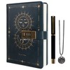 TIEFOSSI Diary with Lock, Sun & Moon Journal with Lock