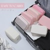 Sweetude 10 Pcs Preppy Makeup Bag Bulk Cosmetic Bag Bridesmaid
