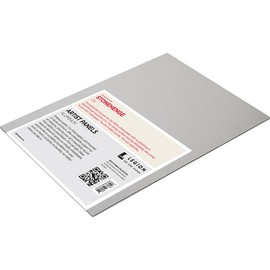 Legion Artist Panel, 1/8" Composite Brushed Aluminum with Stonehenge Oil 100% Cotton White 320gsm Paper, 12 x 16 inches for Oil Media