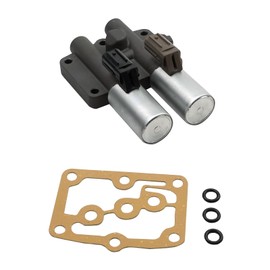 Transmission Dual Linear Solenoid with Gasket Compatible with Hond-a Acura Accord Odyssey Prelude Pilot 1998-2003 Replacement 28250-P6H-024 28250P6H024