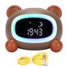 Kids Wake Clock Cartoon Kids Sleep Training Clock with Night