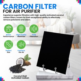 Bagean Activated Carbon Pre Filter 11.70" x 10.30" Compatible with Vornado AC350, AC300, AC500, AC550 Air Purifiers - Removes Odors and Freshen the Air (2 Pack)
