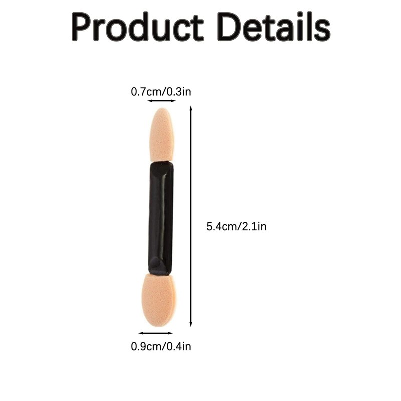 Eyeshadow Applicators, 20Pcs Eyeshadow Sponge Applicators, Eye Shadow Applicator, Dual