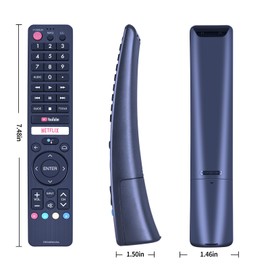 GB346WJSA Replace Voice Remote Control fit for Sharp Android TV 4T-C60BK2UD 4T-C70BK2UD 4TC70BK2UD 4TC60BK2UD with 2 APP Button