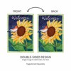 Evergreen Flag Bluebird and Sunflower Applique Garden Flag 12x18 double
