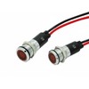 Alpinetech PL12M 12mm 1/2" 48V AC/DC LED Metal Signal Indicator