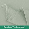 Biscaynebay Square Tablecloth 90x90 Inch-Sage Card Fabric Table Cover-Small Folding