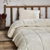 100% Wool-Filled Down Alternative Comforter, Hypoallergenic, Made from Sheep Wool,