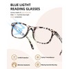 JOLISU 5 Pack Reading Glasses For Women - Stylish Blue