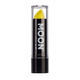 Moon Glow - 5g Neon UV Glitter Lipstick - Yellow - Glows brightly under UV lighting