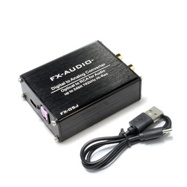 FX-AUDIO - FX-05J Optical Digital Input Compatible DAC for High-End Mobile Audio ES9018K2M USB Powered High-Resolution DAC