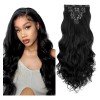 Clip En Extensiones De Cabello 8 Piezas De Cabeza Completa