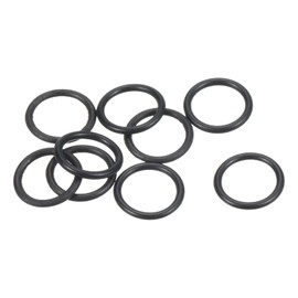 PATIKIL Nitrile Rubber O-Rings 9mm OD 7mm ID 1mm Width, 100 Pcs Metric Sealing Gasket for Faucet Plumbing Automotive Repair, Black