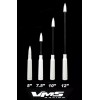 VMS RACING Telescopic White Bullet Antenna for Ford Trucks All