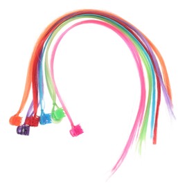 Generic 48pcs Colorful Hair Extension Clips for Women Easy to Use Hair Accessories for Braids Comfortable All Day Wear for Parties Casual Outings