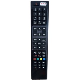 APYRDH rc4848f remote control for polaroid tv remote compatible for polaroid remote control,No Setup Required Compatible with Hitachi/Bush/Polaroid TV Remote Control P24D300FP P32FS1956A P32D300FP P43D300FP