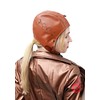 FURPHI Steampunk Aviator Hat with Ear Flaps PU Leather Pilot
