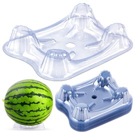 KXCOFTXI 25 Pieces Plastic Melon Cradle - Keep Watermelon Off of The Ground and Getting Moldy - Holds up to 20 lbs - Plastic Stand for Watermelon Pumpkin and Squash
