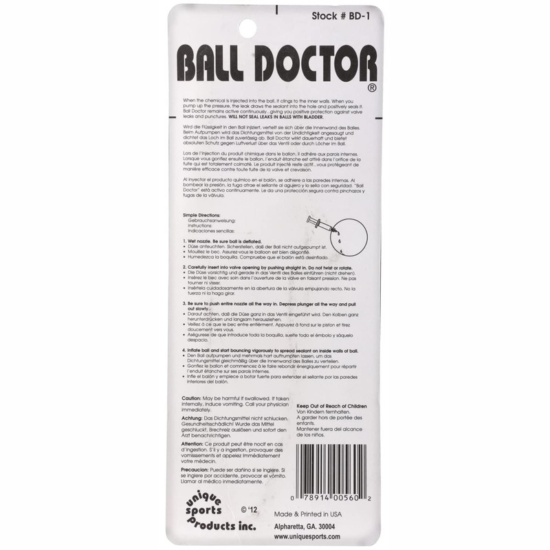 Unique Sports Ball Doctor Leak Puncture Flat Fix Basketball Repair