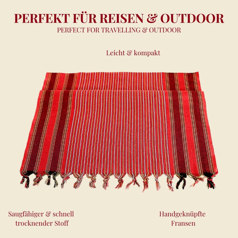 Carenesse Rhodos Hammam Towel 75 x 175 cm Sauna Towel