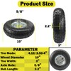 EAGWON 10" Heavy Duty 4.10/3.50-4 Pneumatic Tires & Wheel Set