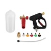 OCPTY 5000PSI Short Pressure Washer Gun w/Foam Cannon Gun Kit