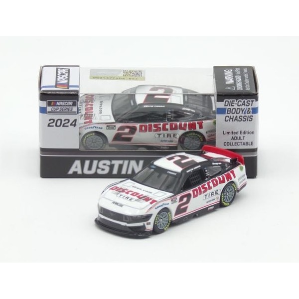 Austin Cindric 2024 Discount Tire 1:64 Nascar Diecast Chassis