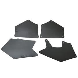 ACROPIX Front Rear Splash Guard Mud Guards Mudflaps Fender Liner Shield Protection Set Fit for Toyota Sequoia with Clips Retainer - Pack of 4 Black