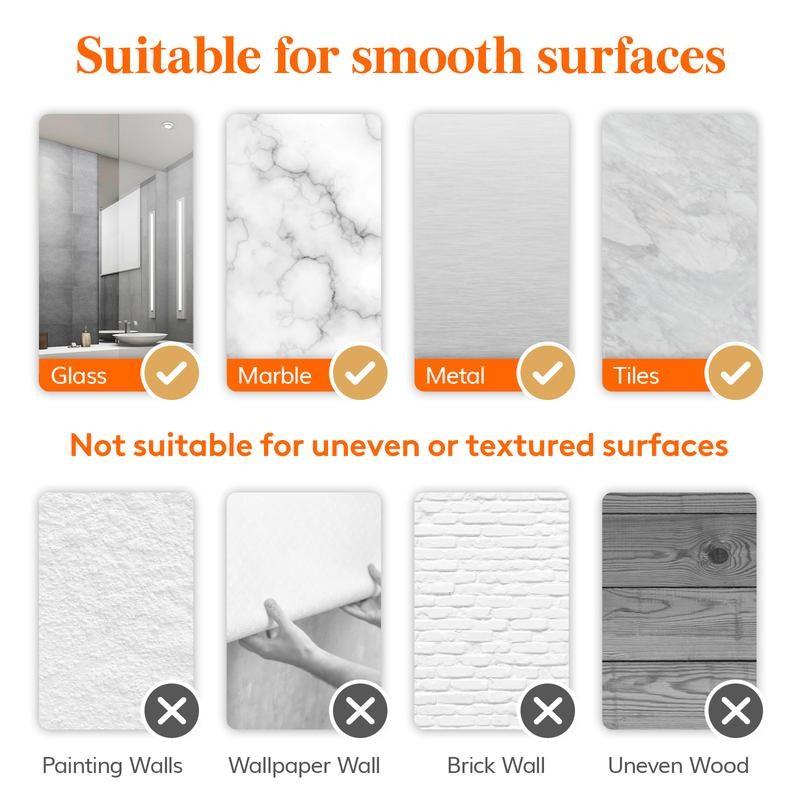 Lifewit 15" Acrylic Window Plant Shelves, 2-Pack Suction Cup Shelf