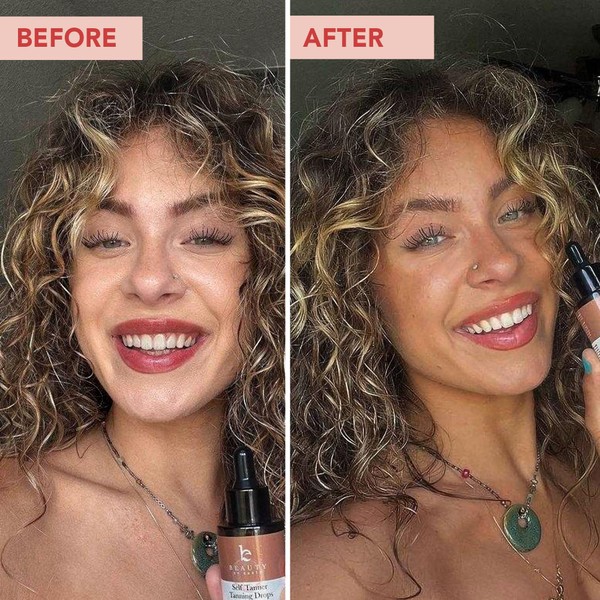 Beauty by Earth Self Tanning Drops for Face - USA