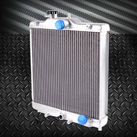 3 Row 52MM Full Aluminum Radiator Racing Radiator Stop Leak Compatible For HONDA CIVIC EK EG B18C B16A DOHC IN/OUT 32MM 1992-2000