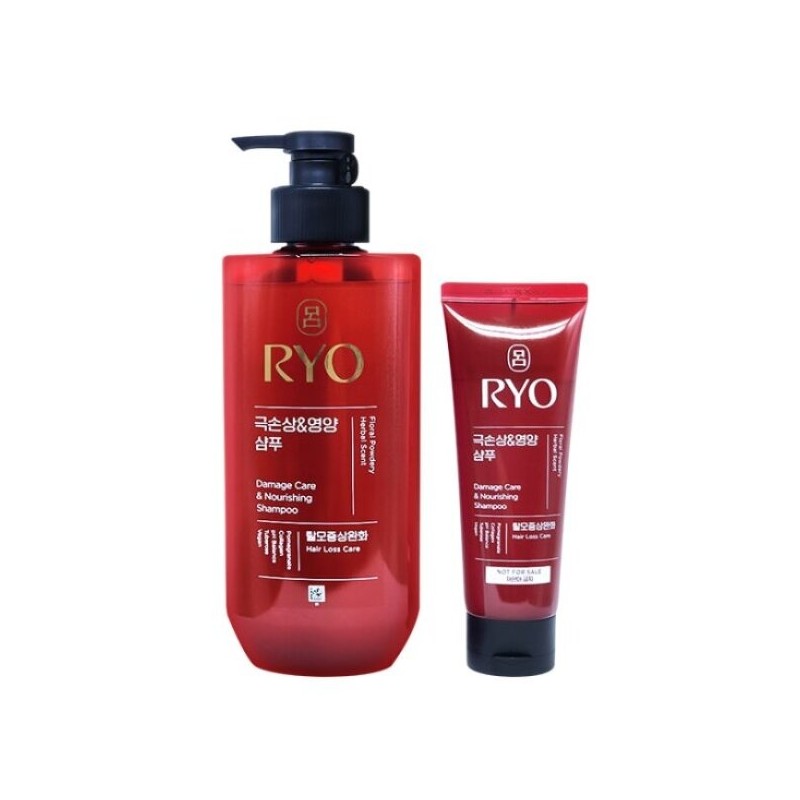 Ryeo Hambit Extreme Damage and Nourishing Shampoo 480ml+112ml Set of