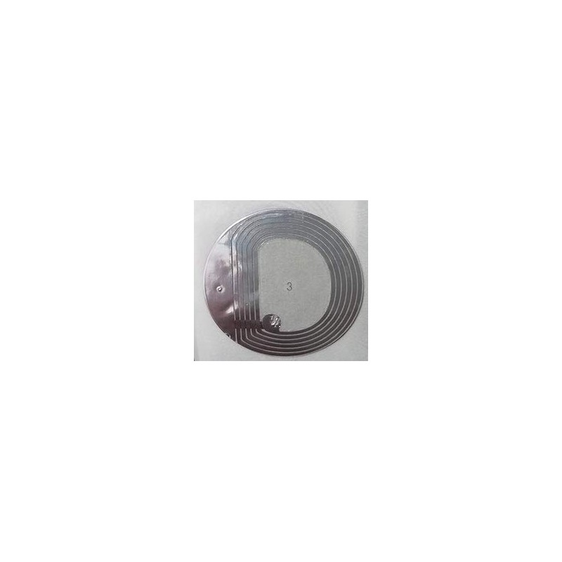 8.2MHz Round Clear 33mm Size RF Label Compatible w/Checkpoint® Systems,