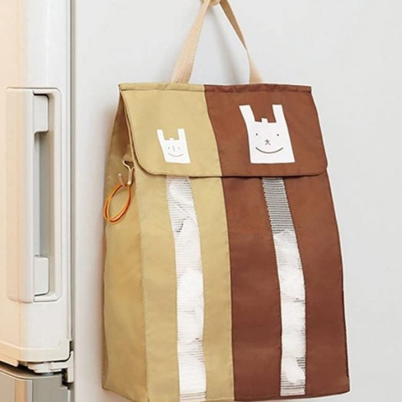 TARATI Plastic Bag Holder, Shopping Bag Stocker, Garbage Bag Storage,