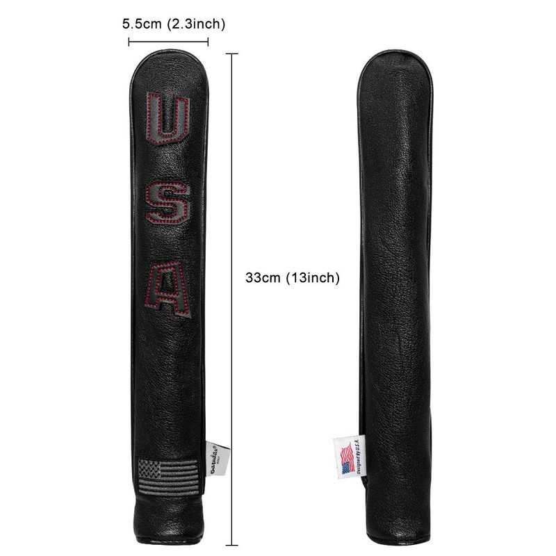 barudan golf Alignment Stick Cover (Blue, White,Black,Red,) (Red)