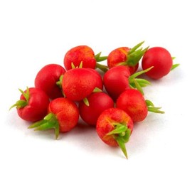 MyTinyWorld 9 x Dolls House Miniature Handmade Finely Detailed Red Tomatos