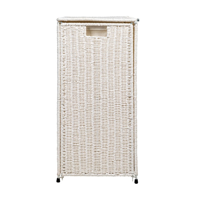 Household Essentials 3 Compartment Laundry Sorter, Wicker Laundry Sorter