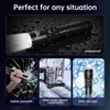 TrixHub Rechargeable Flashlights 2 Pack, Super Bright High Lumens Flash