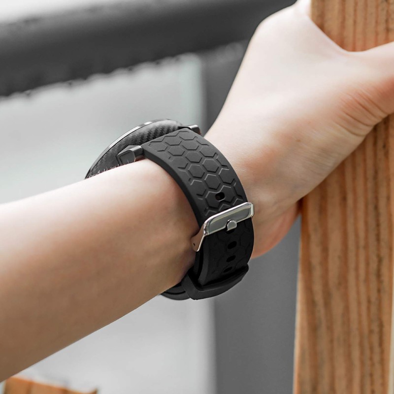 FitTurn for iTech Fusion 3 Silicone Quick Release Wristband Replacement