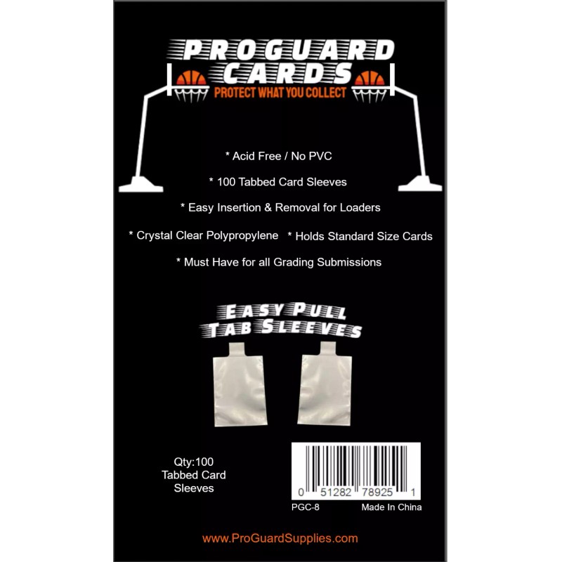 ProGuard Cards 5pks Easy Pull Tab Card Sleeves 100 Sleeves