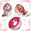 CNEO Inflatable Dog Cone Collar with Detachable Enhanced Anti-Licking Shield,