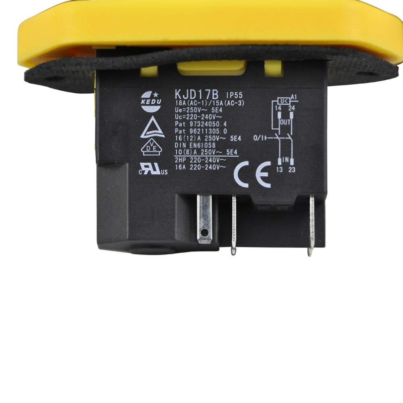 KEDU KJD17 B Flush-Mounted Switch - Zero Voltage Switch 230V