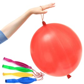 Large 18" Punch Balloons Partyware Large Punch Balloons for Kids Ideal Party Bag Fillers for Kids (10 Pack)
