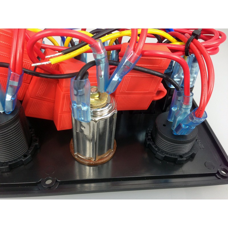 Pactrade Marine Car RV Boat Truck 8 Gang Blue LED