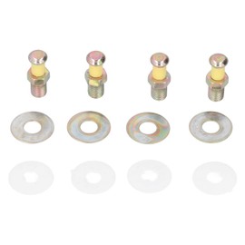 4pcs Door Lock Bolts 357837034 Cotter Pins ABS Metal Replacement for CORRADO 1989‑1995
