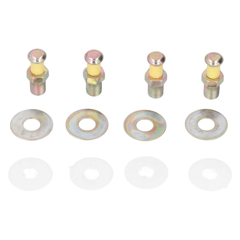 4pcs Door Lock Bolts 357837034 Cotter Pins ABS Metal Replacement